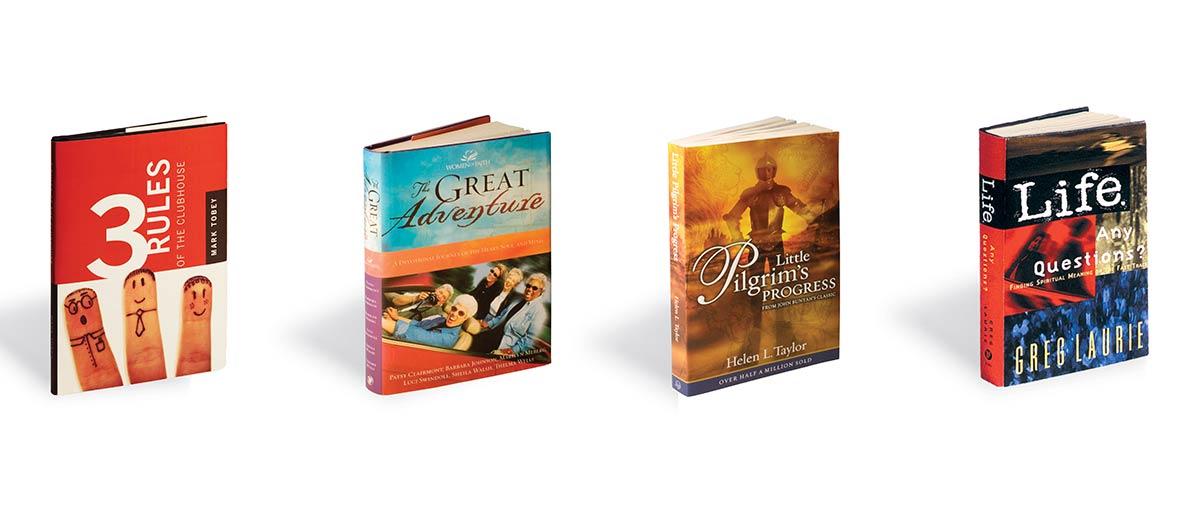 3 Rules of the Clubhouse, The Great Adventure, Little Pilgrim's Progress, and Life Book Designs